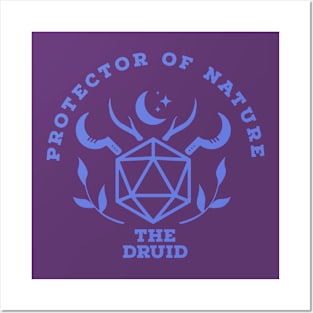 The Druid protector of nature Posters and Art